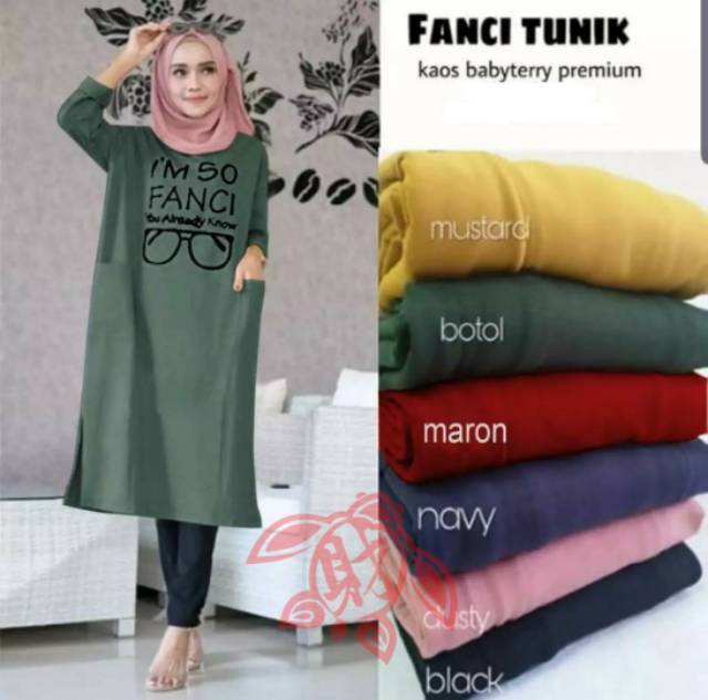 TUNIK FANCI 4 warna