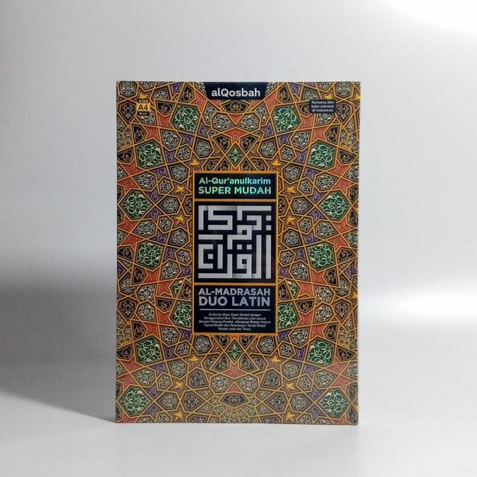 

Al Quran terjemah ukuran besar - Mushaf Al Madrasah A4 Duo Latin Star Seller Termurah