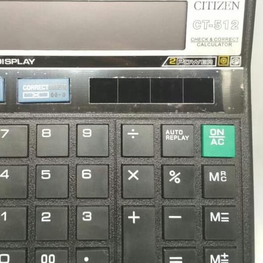 

✴ Kalkulator Citizen CT512 12 Digit CT-512 ♗