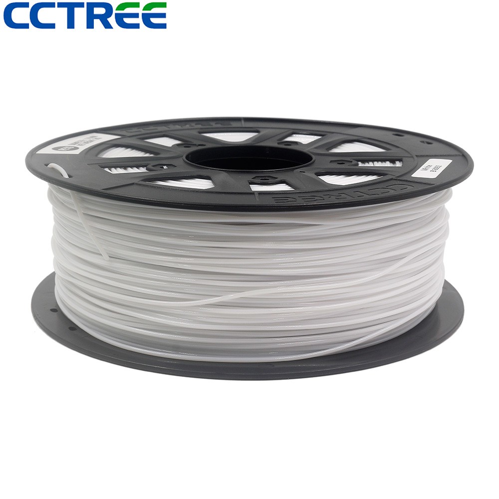 PETG CCTREE 3D PRINTER 1.75mm 1KG Filamen Filament Kualitas Bagus WHITE