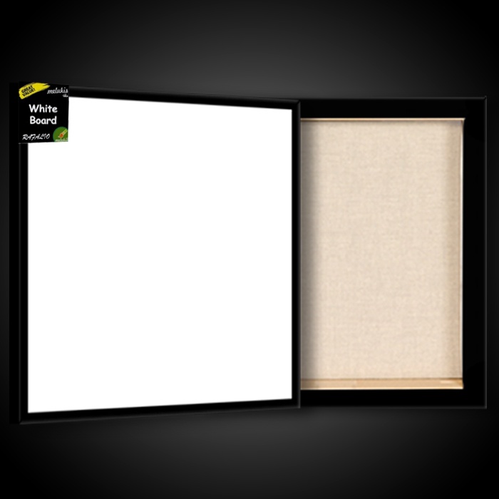 

White Board Melamin Papan Tulis Putih By Ravalio 50x60 cm