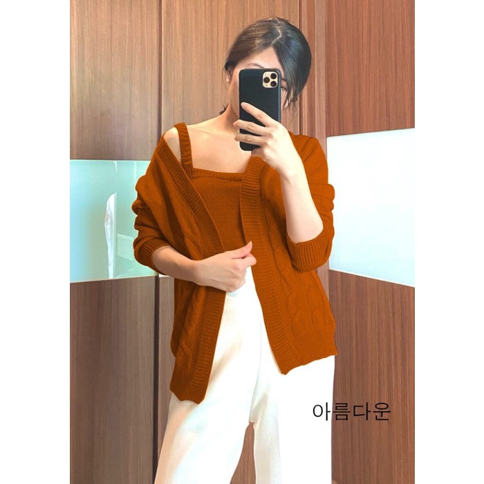 Setelan Baju Olahraga Sepeda Stelan Wanita Muslim Jumbo Muslimah  QE781 Set Enzy Bata [Setelan Wanit