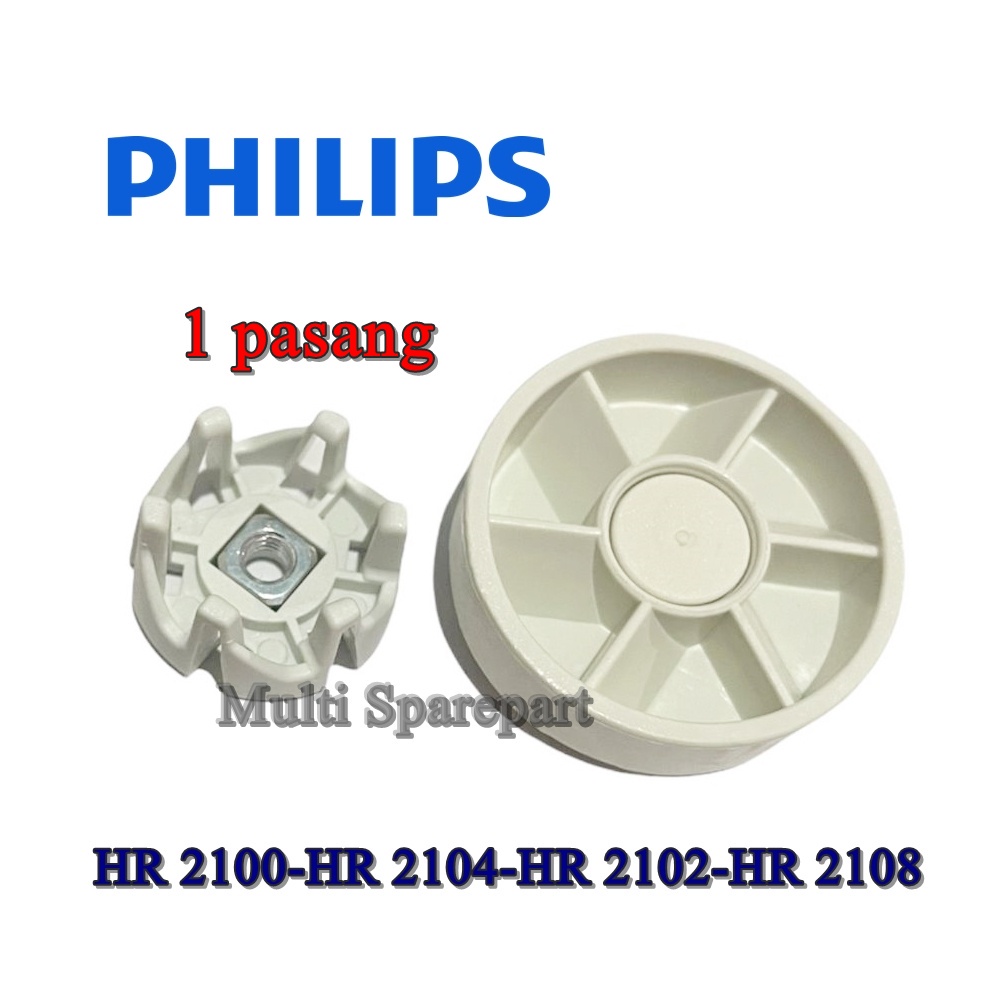 Konektor Kopel Blender Philips HR 2100 HR 2104 HR 2102 Upper Lower Connector Harga Sepasang