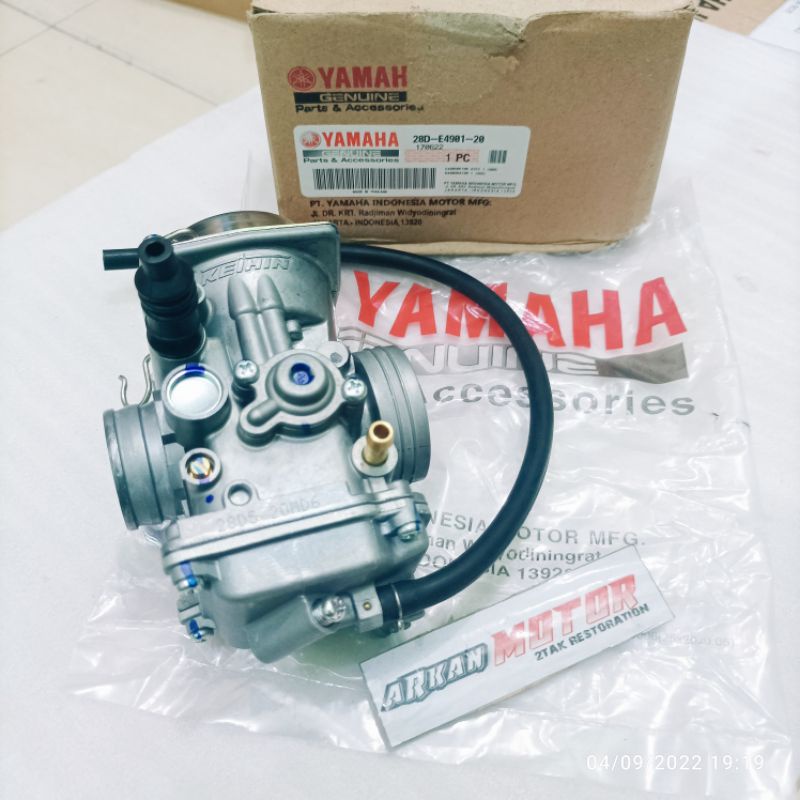 KARBURATOR ASSY 28D MIO SPORTY SMILE SOUL FINO KARBU ORIGINAL YAMAHA