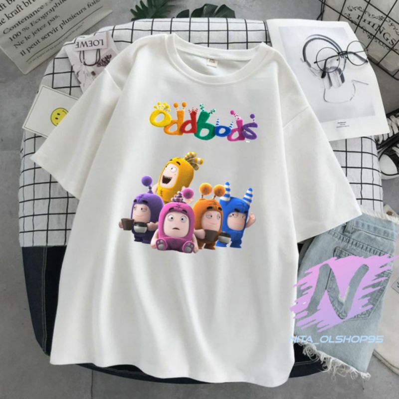 kaos oddbods baju kaos anak kartun oddbods