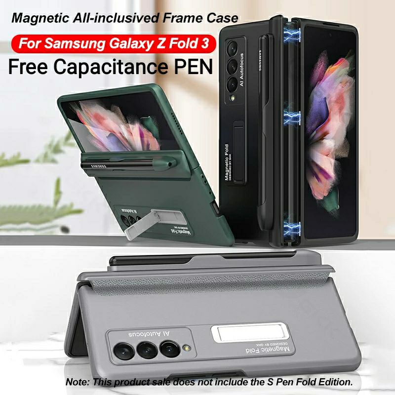 Case Samsung Galaxy Z Fold3 Fold4 5G Fold 3 4 Hard PC Full Cover With Pen Slot Original GKK