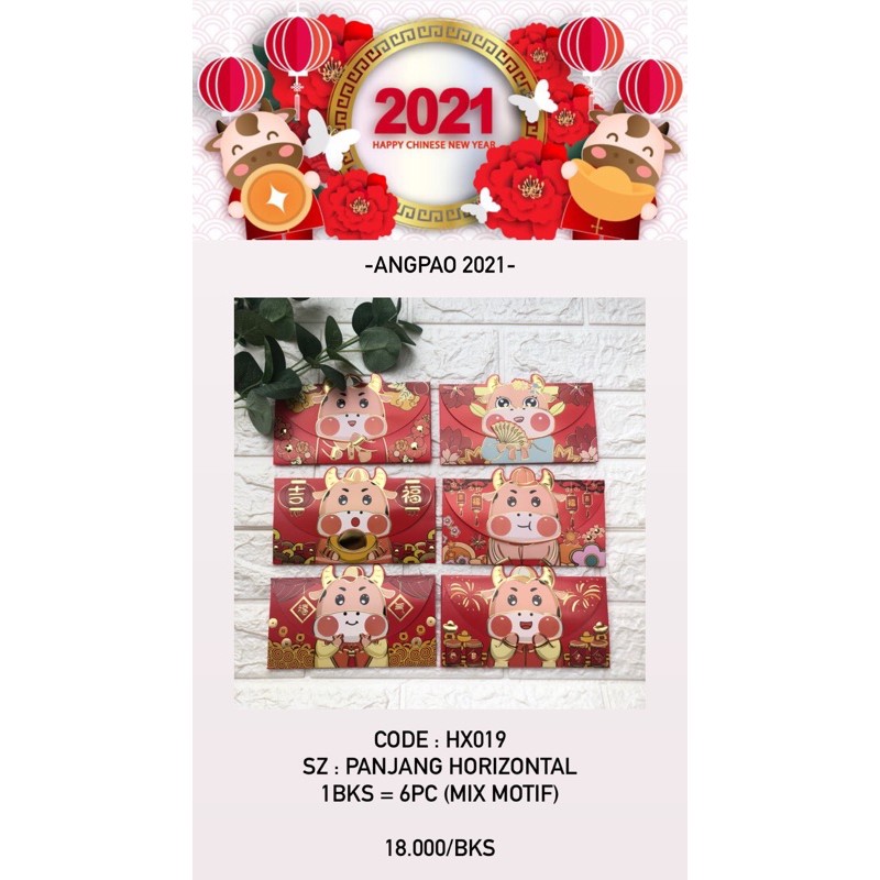 

ANGPAO IMLEK 2021 | ANGPAO KERBAU