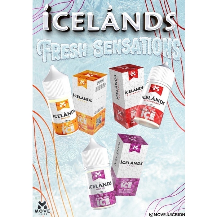 ICELAND LIQUID SERIES 30ML BY MOVEJUICE 100% ORIGINAL AUTHENTIC