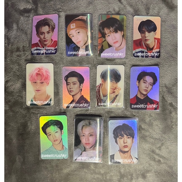 pc photocard holo lenti reso pt.2 pt.1 mark doyoung jeno jaemin jaehyun fullset