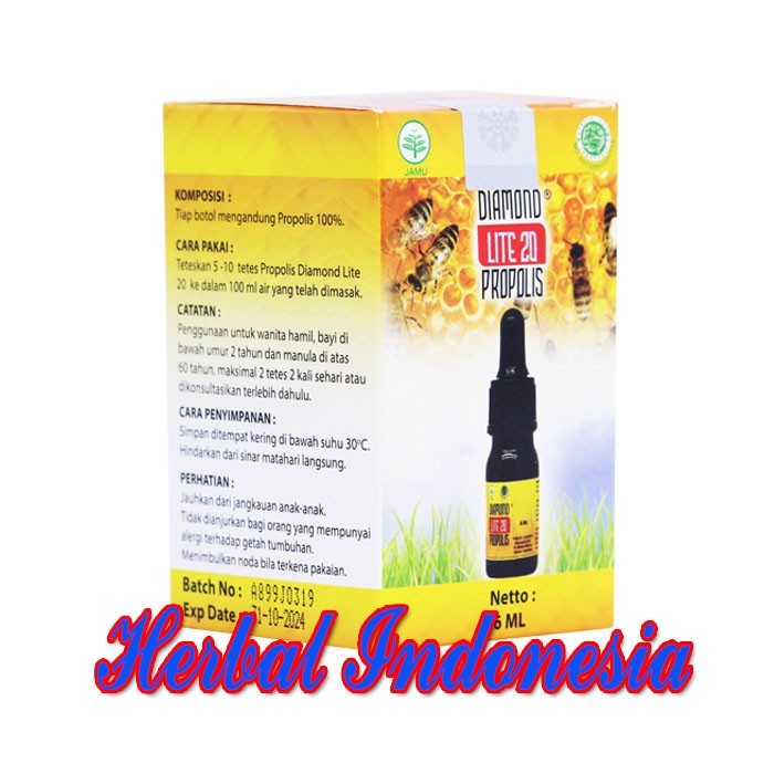 Propolis Diamond New Zealand Lite 20 Selandia Baru Asli Original