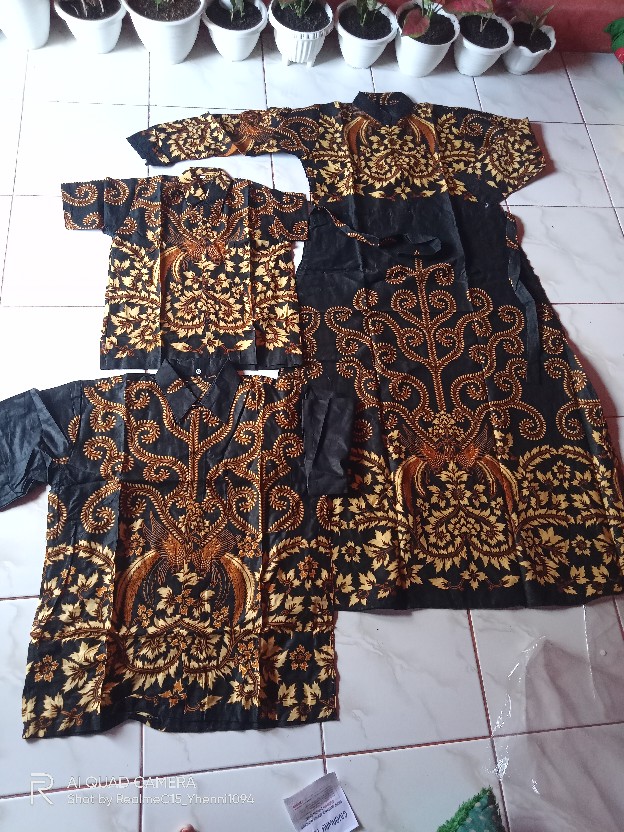Couple Batik Keluarga Terbaru Sania Ruffle Batik Couple Ori Ndoro Jowi Dnt Garansi Termurah