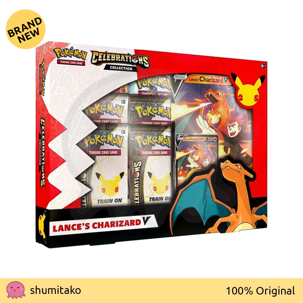 Pokemon TCG 25th Celebrations Lance’s Charizard V Collection Box