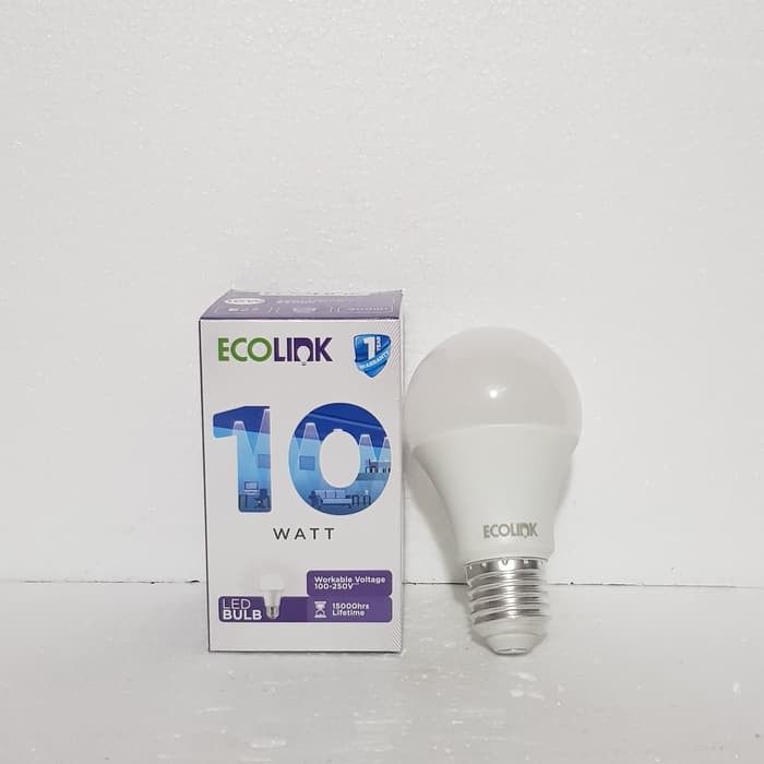 Ecolink LED Bulb 10 W Lampu LED E27 Ecolink Bohlam Bulb 10 Watt Bulb Ecolink 10Watt 3000K dan 6000K