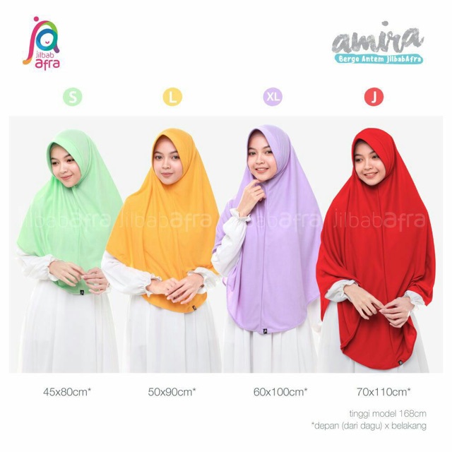 Amira (Bergo Antem JilbabAfra) Jilbab Afra