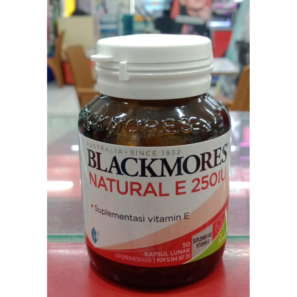 Blackmores Natural E 250IU (50 Kapsul)