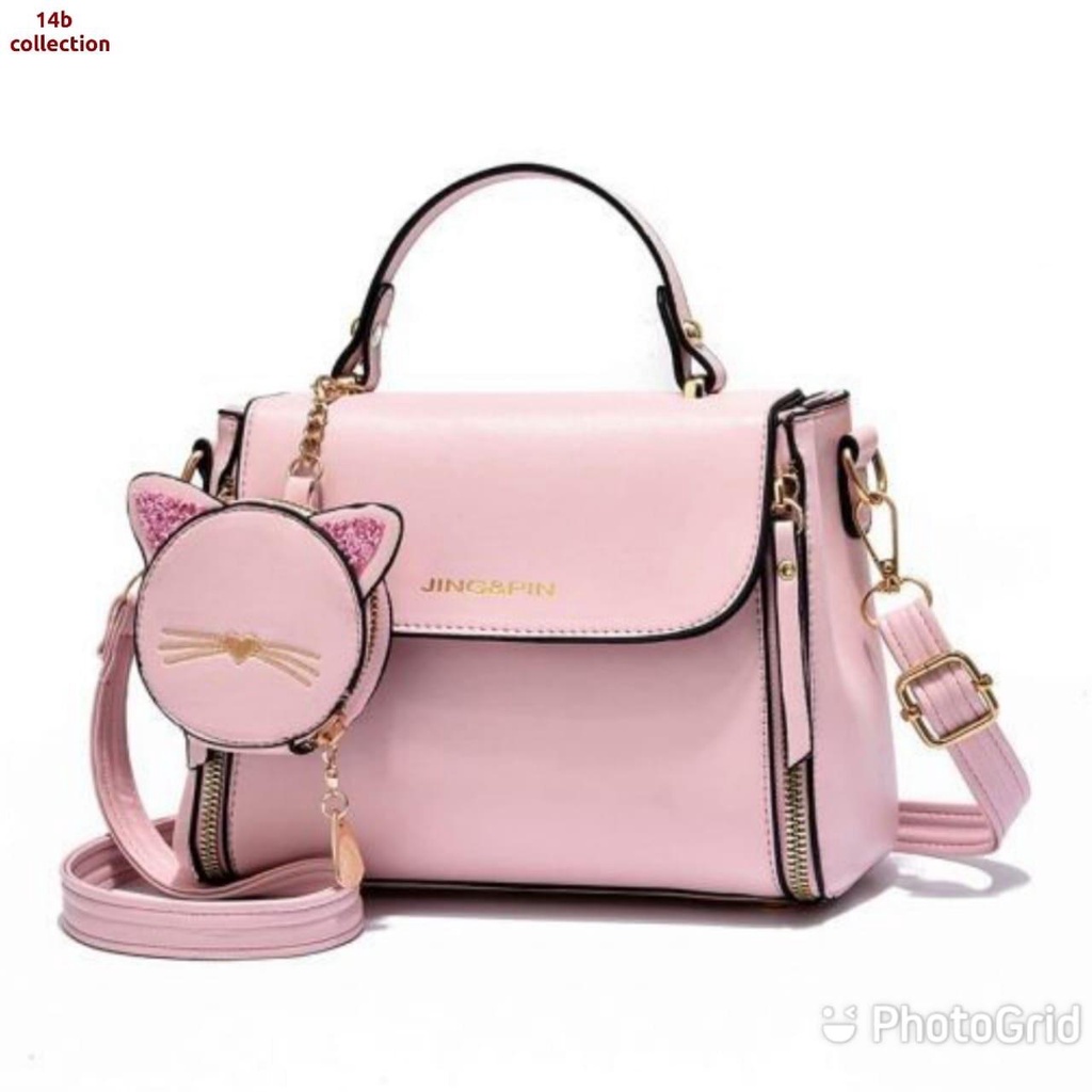 Tas wanita sling bag korea JingPin / tas selempang cantik / slempang fashion terbaru Premium style in korea