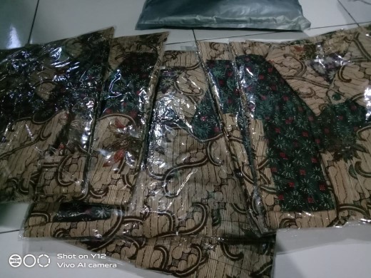Kemeja Batik Batik Pria Size M L Xl Xxl