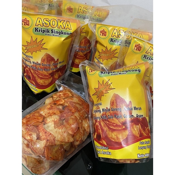 

Kripik singkong pedas manis