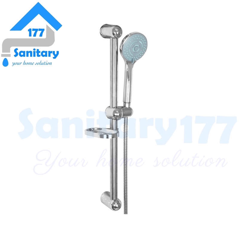 Tiang HandShower 5in1 Murah T8110 -Hand Shower Set Mandi semprotan 5fungsi spray mandi sower tiang hole minimalis /S3-P15