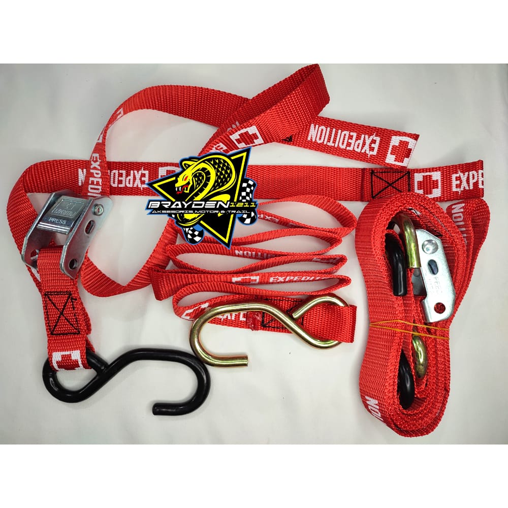 Tali Pengikat Tie Down Straps Motocross Trail Grasstrack Adventure expedition