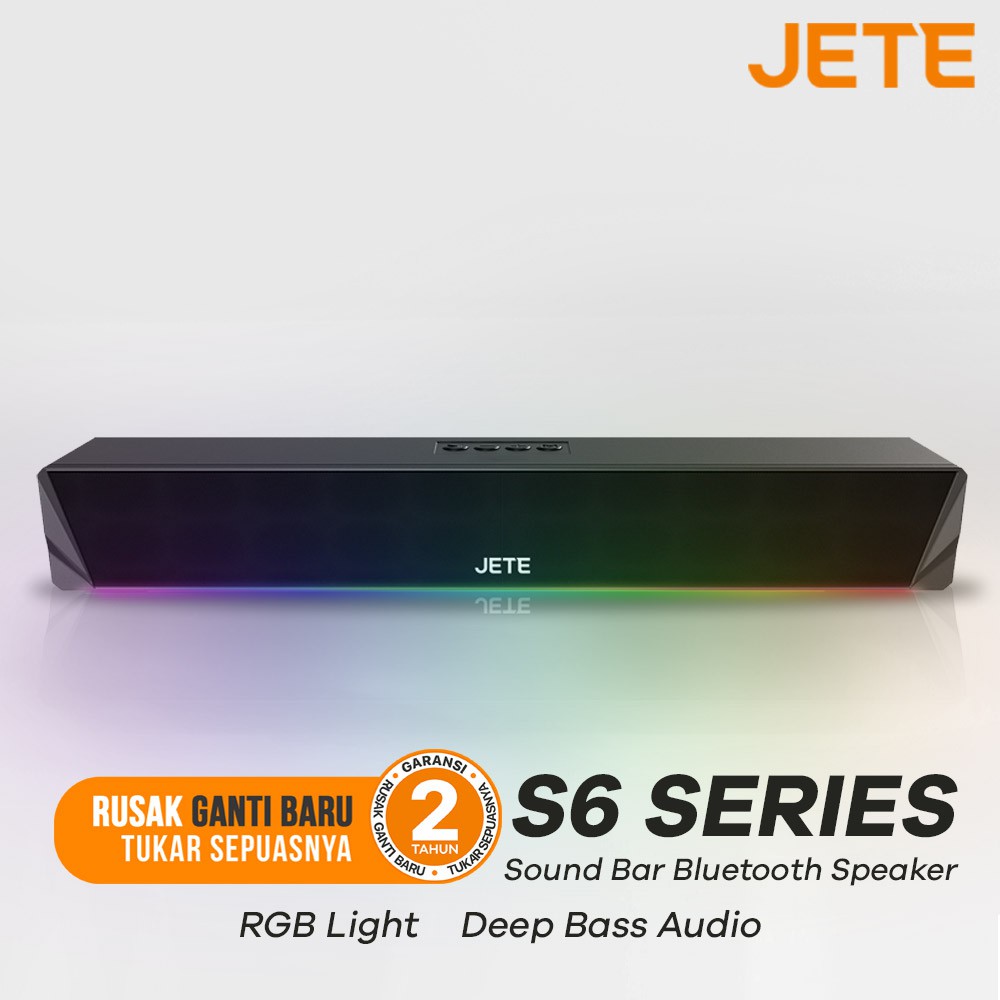 Speaker Bluetooth Portable JETE S6 - Garansi Resmi 2 Tahun