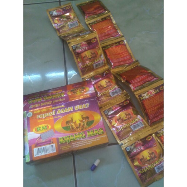 Kijang Mas Kapsul Asam Urat 100% Original