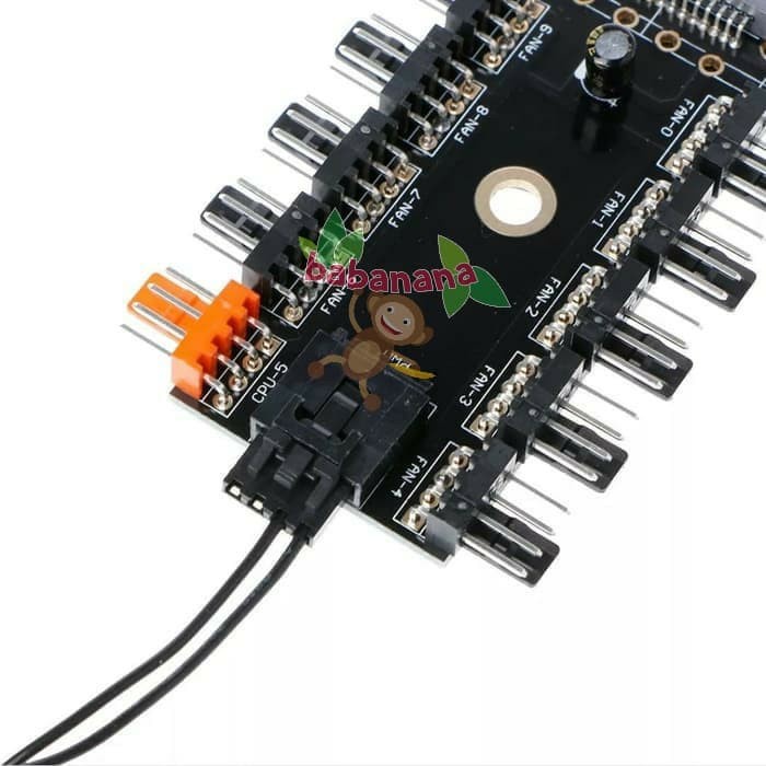 Splitter 1 to 10 PWM Fan Converter PC Sata casing ADAPTER KONVERTER CABLE 4PIN KABEL CABANG HUB