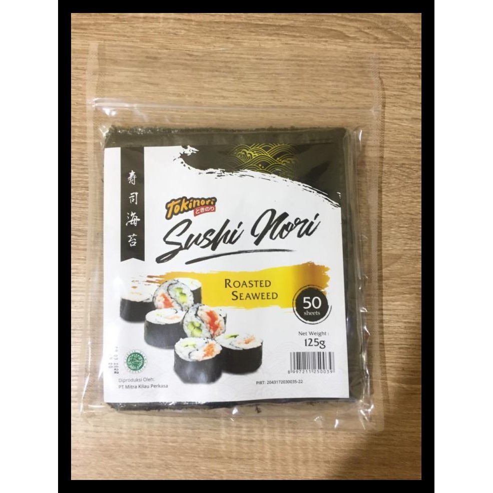 

TERBARU! TOKINORI SUSHI NORI 50 LEMBAR / RUMPUT LAUT PANGGANG / ROASTED SEAWEED MURAH