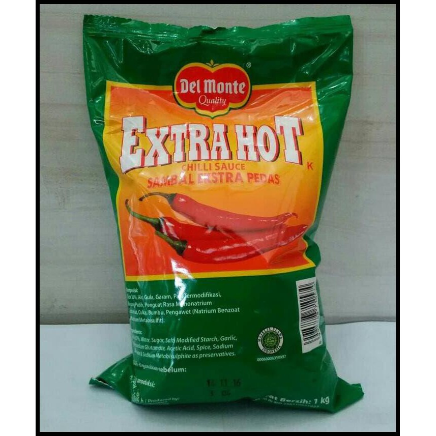

Ready Stok Sambal Extra Hot Delmonte 1Kg