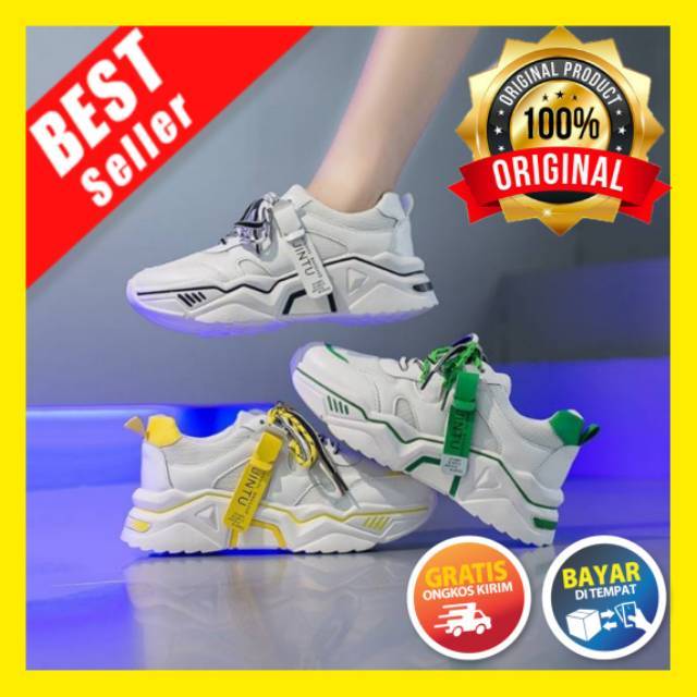 Sepatu Sneakers Wanita Import Korea 100% Original