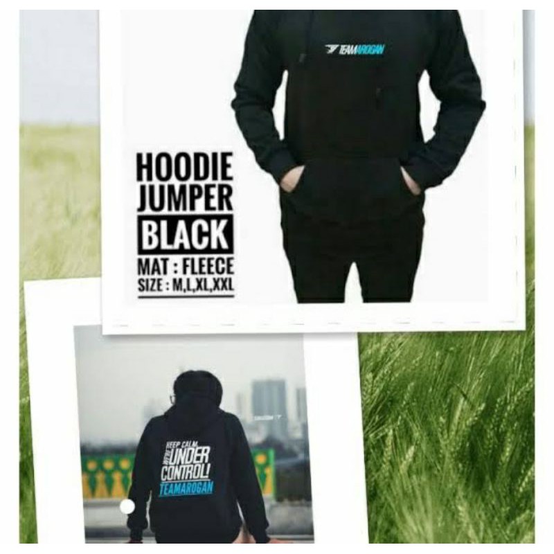 JAKET HOODIE TEAM AROGAN BAHAN KATUN FLEECE BEST QUALITY