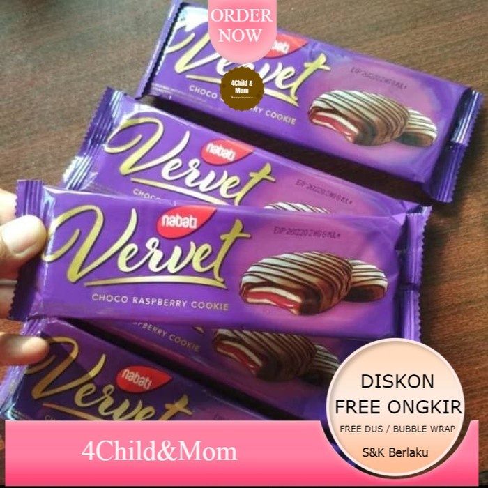 

Vervet Choco Raspberry Cookie Snack Cemilan Makanan Ringan 250gr