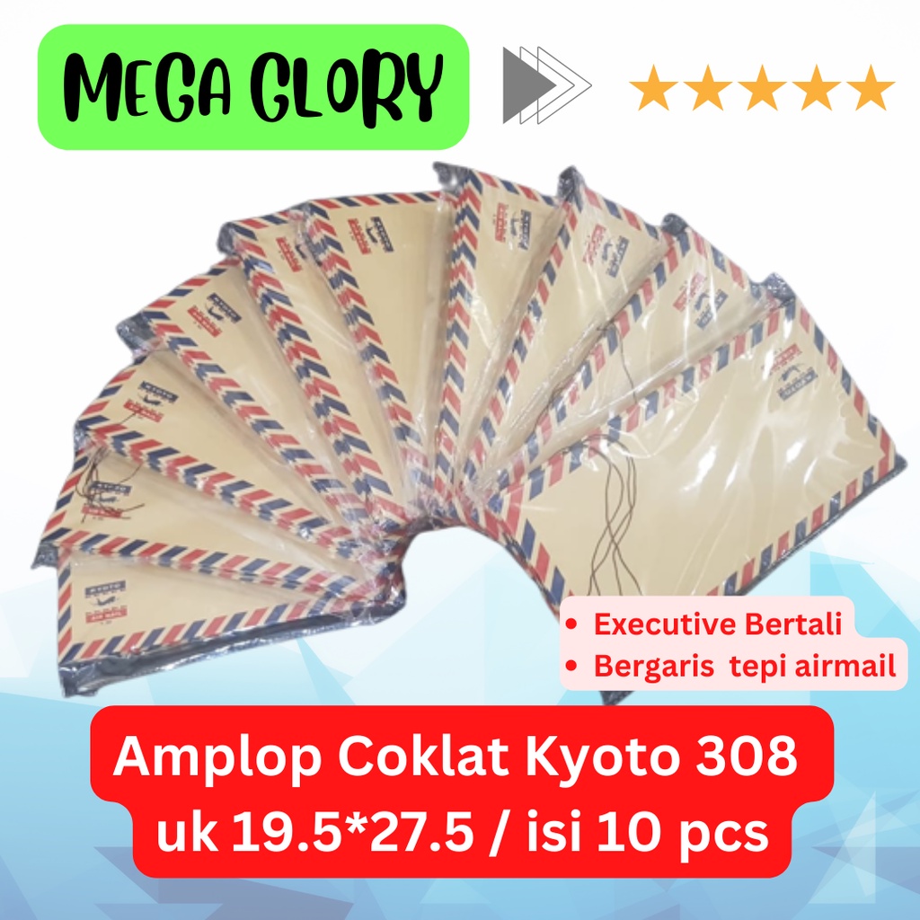 

Amplop Coklat Tali Kyoto 308 / isi 10pcs