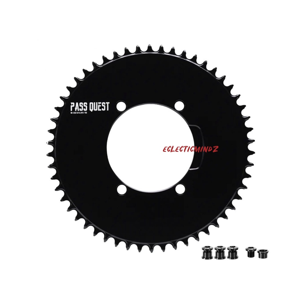 pass quest chainring 52 54 56 58T bcd 110 shimano tiagra 105 ultegra duraace 4 bolt