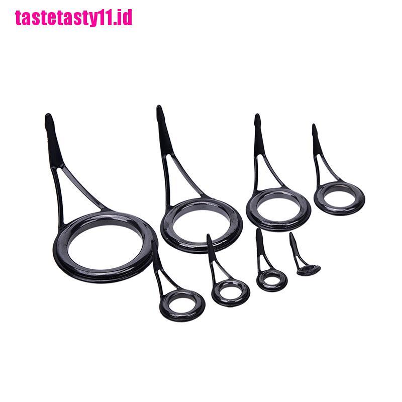 (TTID) 8pcs Ring Guide Joran Pancing 8 Ukuran Untuk Reparasi