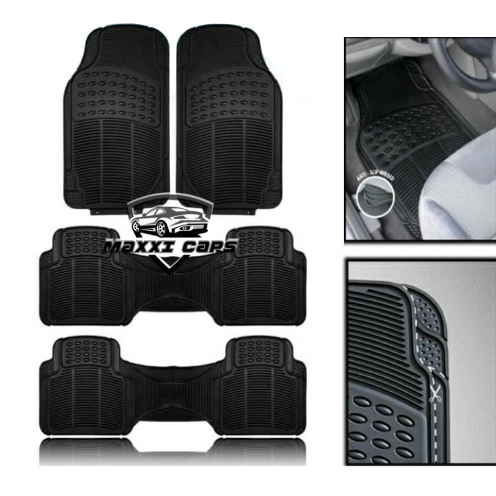 KARPET MOBIL 3 BARIS UNIVERSAL TOYOTA CALYA / NEW CALYA BAHAN KARET MC
