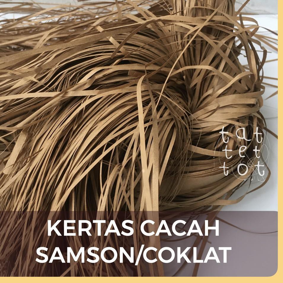 

RAMADHAN SALE KERTAS CACAH SERUT SHREDDED PAPER SAMSON COKLAT CAMPUR PER KILOGRAM MURAH BANGET