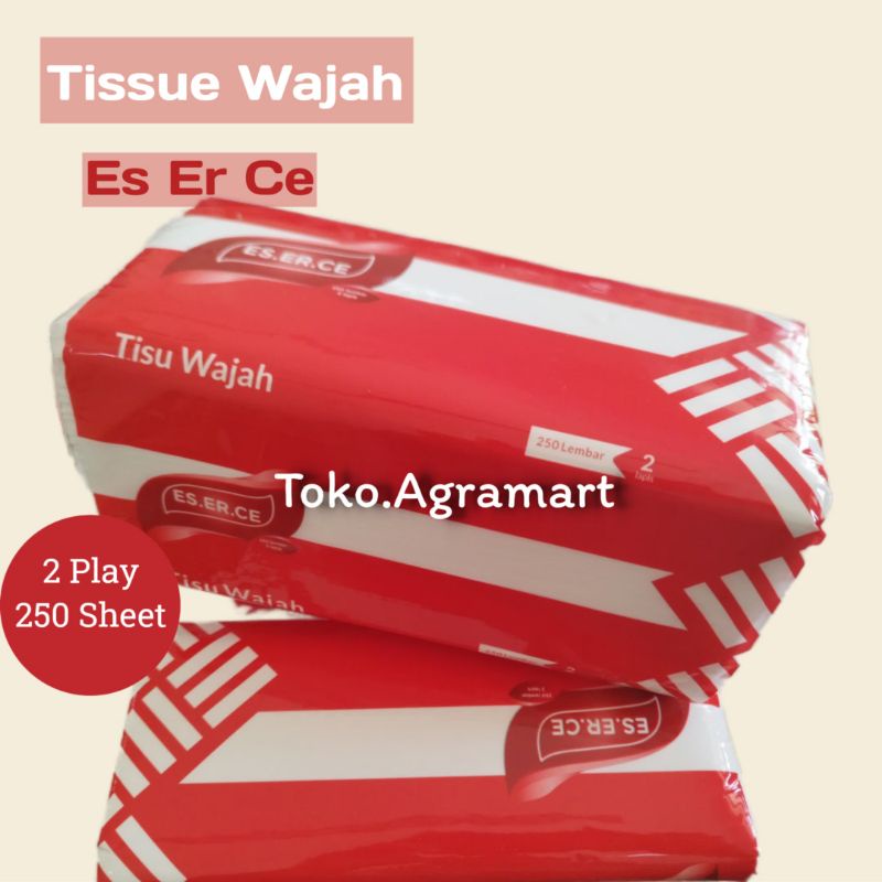 Facial Tissue Wajah ES ER CE toko Agramart 250lembar
