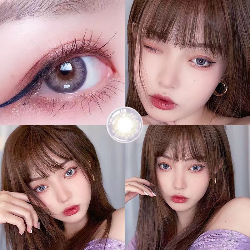 ✔️100% ORI Sepasang Exoticon Softlens Natural Korea Ocean Cokelat Softlens 14.2mm Bisa Minus (0.00 )Softlens Innocent Soflen Mata Soflent Hitam Normal