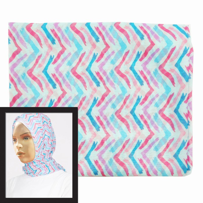 Hijab / Jilbab Wanita Poponina Crayolla Pastel Scarf