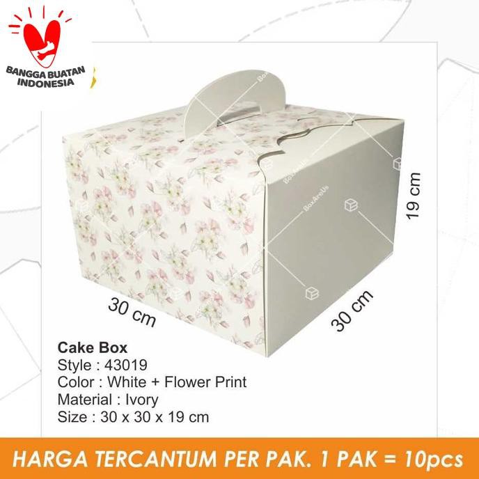 

Ready Oke] Box 43019 - Dus Kue. Box Kue. Cake Box. Gift Box. Kado