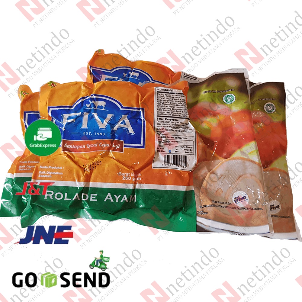 

Fiva Rolade Chicken/Sapi 250 gr