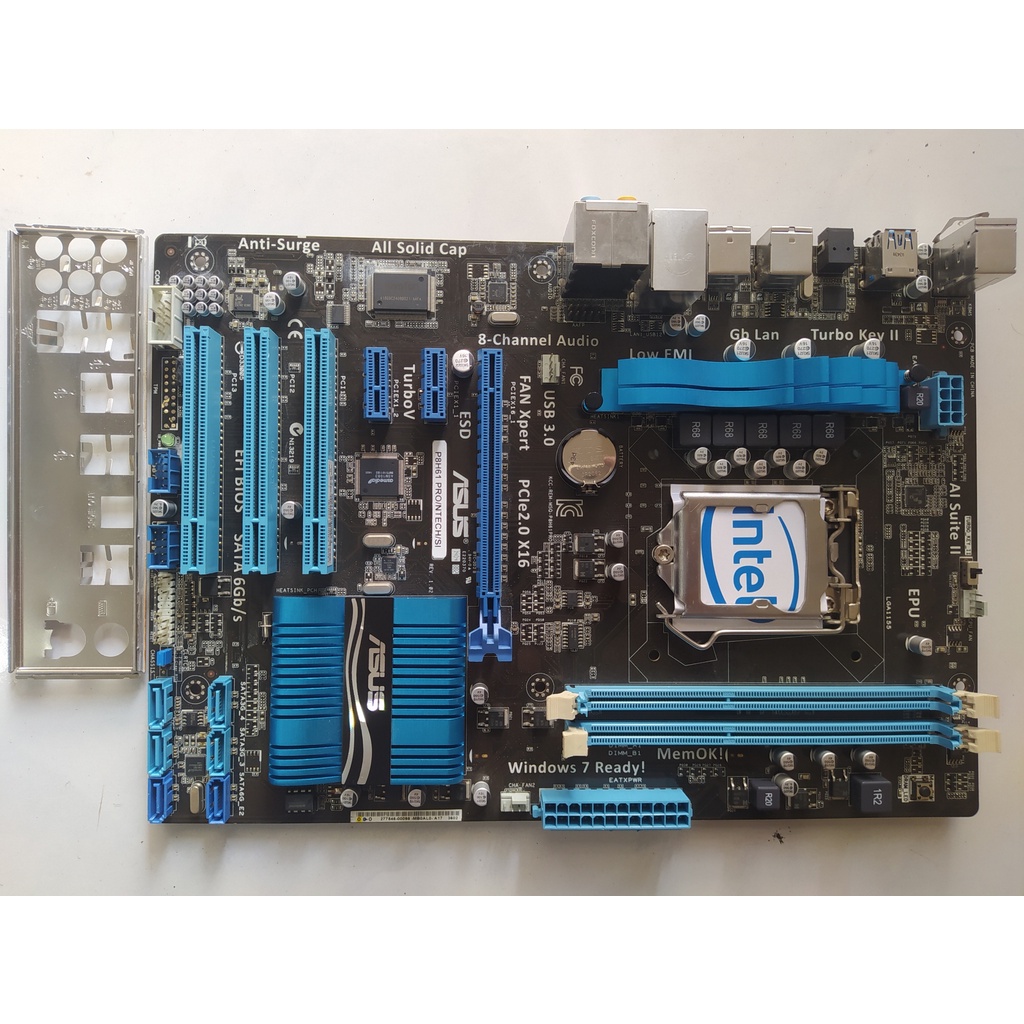 Motherboard Asus P61 ( P8H61 PRO/NTECH/SI) LGA1155 Mainboard Mobo