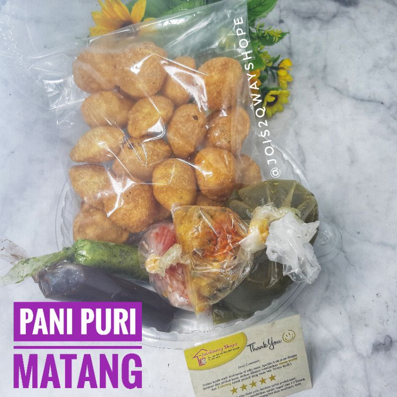 Makanan Khas India Pani Puri Home Made Makanan Import Makanan Ringan Makanan India Halal Shopee Indonesia