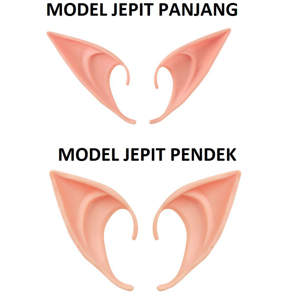 RCS✅ 2pcs Telinga palsu elf ear kuping palsu