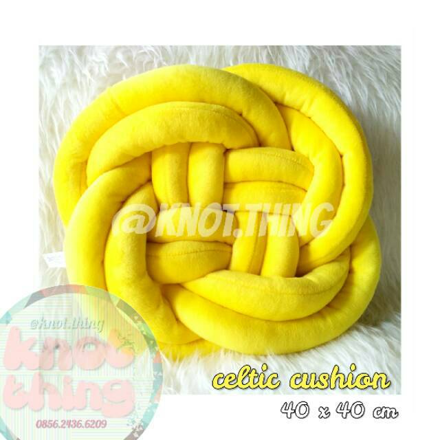 Celtic cushion knot pillow| bantal simpul | bantal sofa | bantal kepang | bantal dekorasi