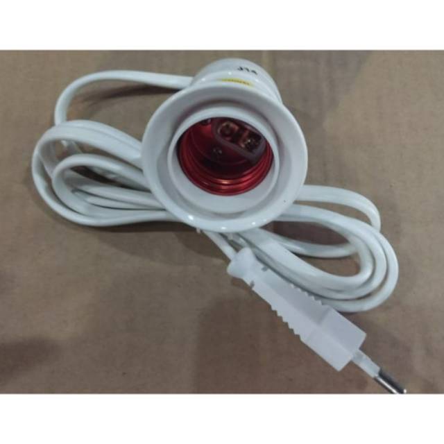 Fitting lampu dan kabel 5meter/fitting rumah saklar swich / kabel fitting