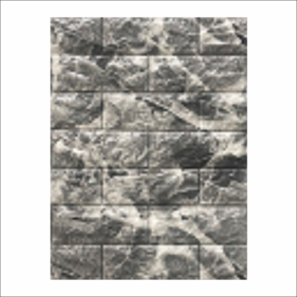 FAYES Wallpaper Dinding Foam 3D Kecil Motif Kayu & Bunga/ walpaper dinding Foam U96-BATUBATA GH10