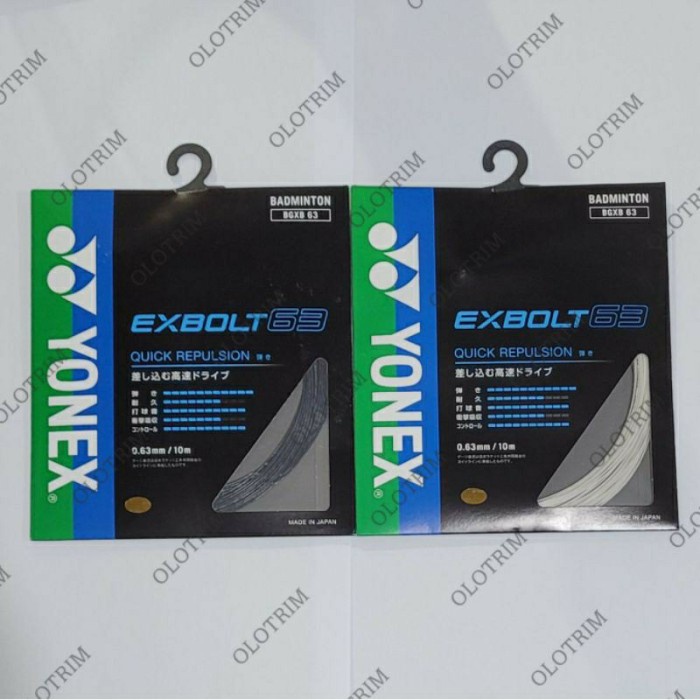 PROMO Senar Badminton Yonex BG Exbolt 63 EXBOLT63 Japan JP