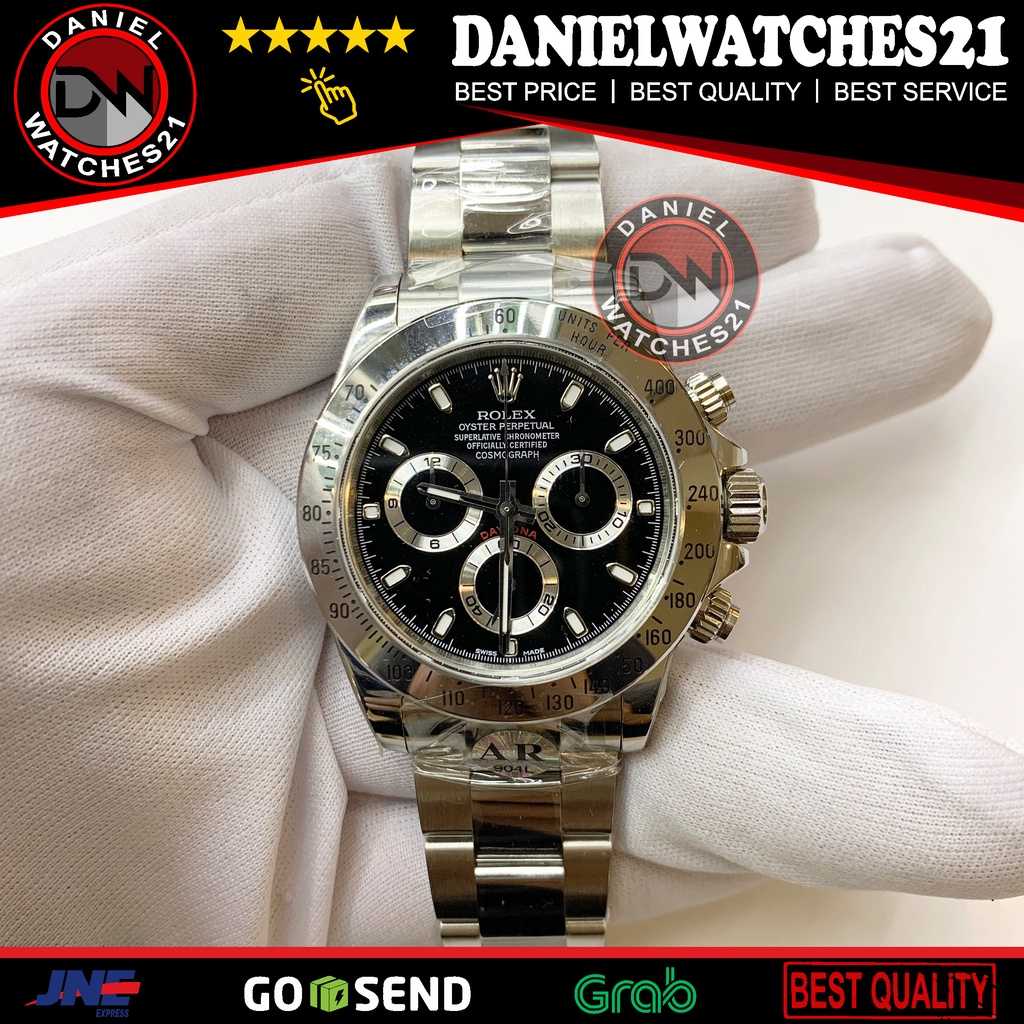 JAM TANGAN MODEL DAY TONA STEEL 116520 SS 904L (ARF V3)